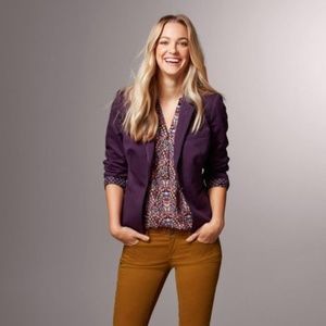 THE LIMITED Purple Piped Madison Blazer